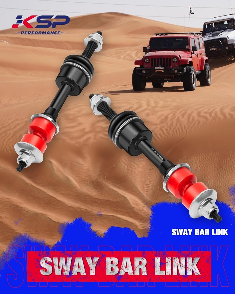 KSP PERFORMANCE قطعة ربط نهاية قضيب التوازن لطراز F150 RWD (2005-2008)، مناسبة لنظام التعليق الأمامي؛ قطعة ربط لقضيب تثبيت التوازن لطراز Mark LT (2006-2008)، قطعة بديلة للمنتج الأصلي رقم OE#5L3Z5K483CA 46G20700A MK80337 536-276. - Image 5