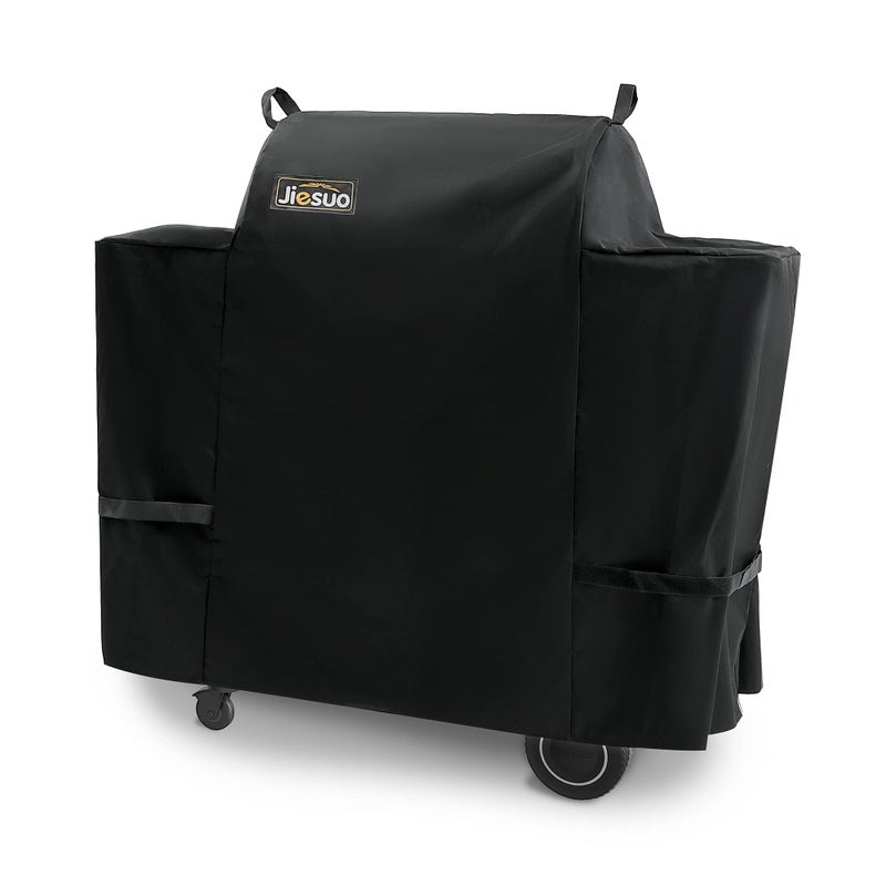 Jiesuo Cover for Traeger Ironwood 650 Grills Heavy Duty Waterproof Wood Pellet Grill Smoker Covers Outdoor Full Length Grill Cover
