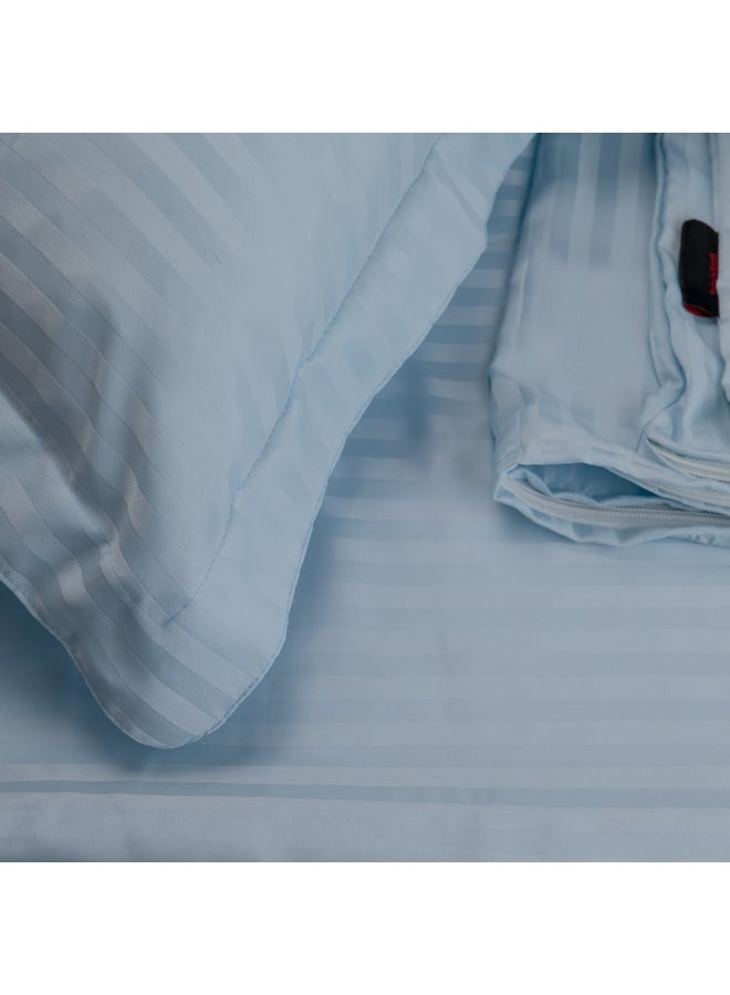 Bcomfort ICE BLUE Fitted Stripe Bedsheet Set - Image 2