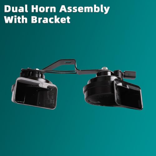 MITZONE Dual Horn Assembly With Bracket Compatible with GMC Sierra 1500 Yukon XL Silverado Tahoe Cadillac Escalade Suburban 2014-2020 - Image 4
