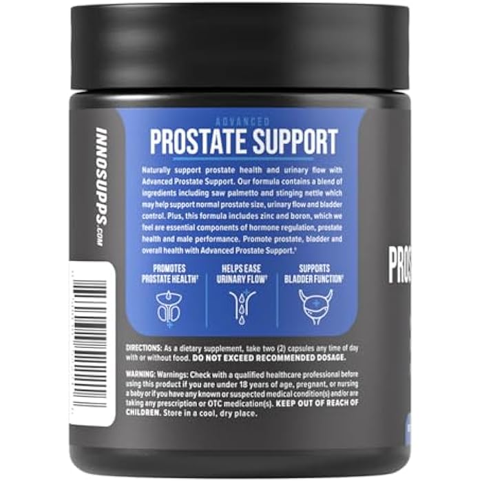 INNOSUPPS Inno Advanced Prostate Support - Prostate Health Supplement for Men with Saw Palmetto, Pumpkin Seed Oil, Stinging Nettle, and Zinc for Urinary Tract Support - Men’s Health Supplement (30 Servings) - Image 2