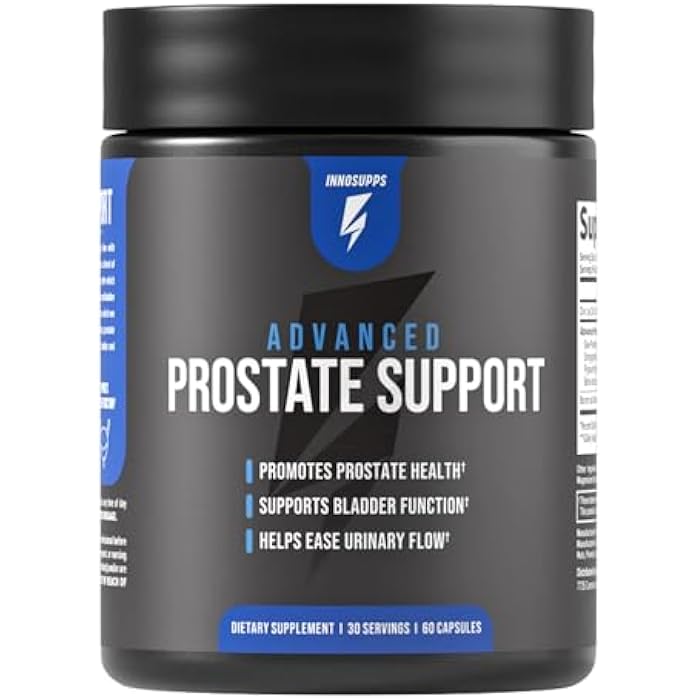 INNOSUPPS Inno Advanced Prostate Support - Prostate Health Supplement for Men with Saw Palmetto, Pumpkin Seed Oil, Stinging Nettle, and Zinc for Urinary Tract Support - Men’s Health Supplement (30 Servings) - Image 1