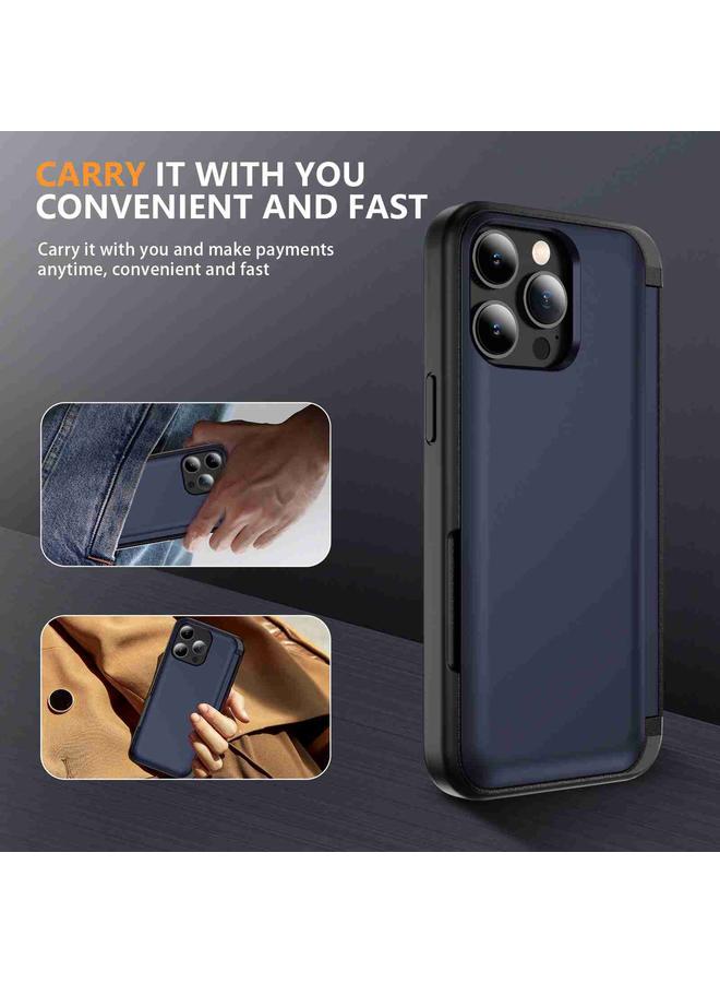 Zaboon Case For iPhone 13 Pro 3 in 1 Flip Holder Phone Case - Image 2