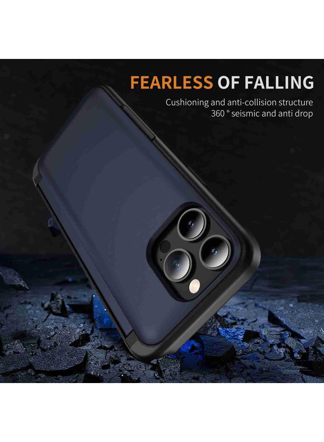 Zaboon Case For iPhone 13 Pro 3 in 1 Flip Holder Phone Case - Image 5
