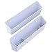 Aiwaiufu Aiwaiufu Kitchen Sink Front Trays Tip Out Tray Set 14 Inch Polymer Plastic White (2 Pack)  - Image 2