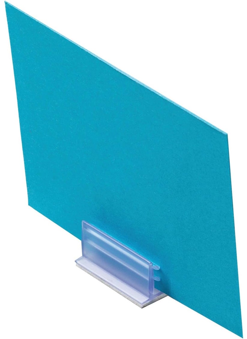 Deflecto DeflectO SuperGrip Sign Holder 12H x 1W x 12D Clear Pack Of 50  - Image 5