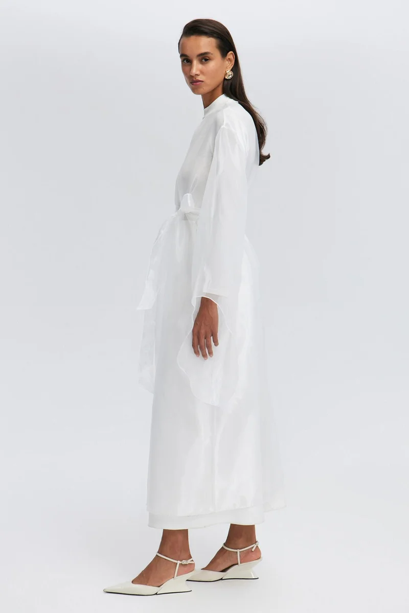 توتشي Jacquard Organza Kimono