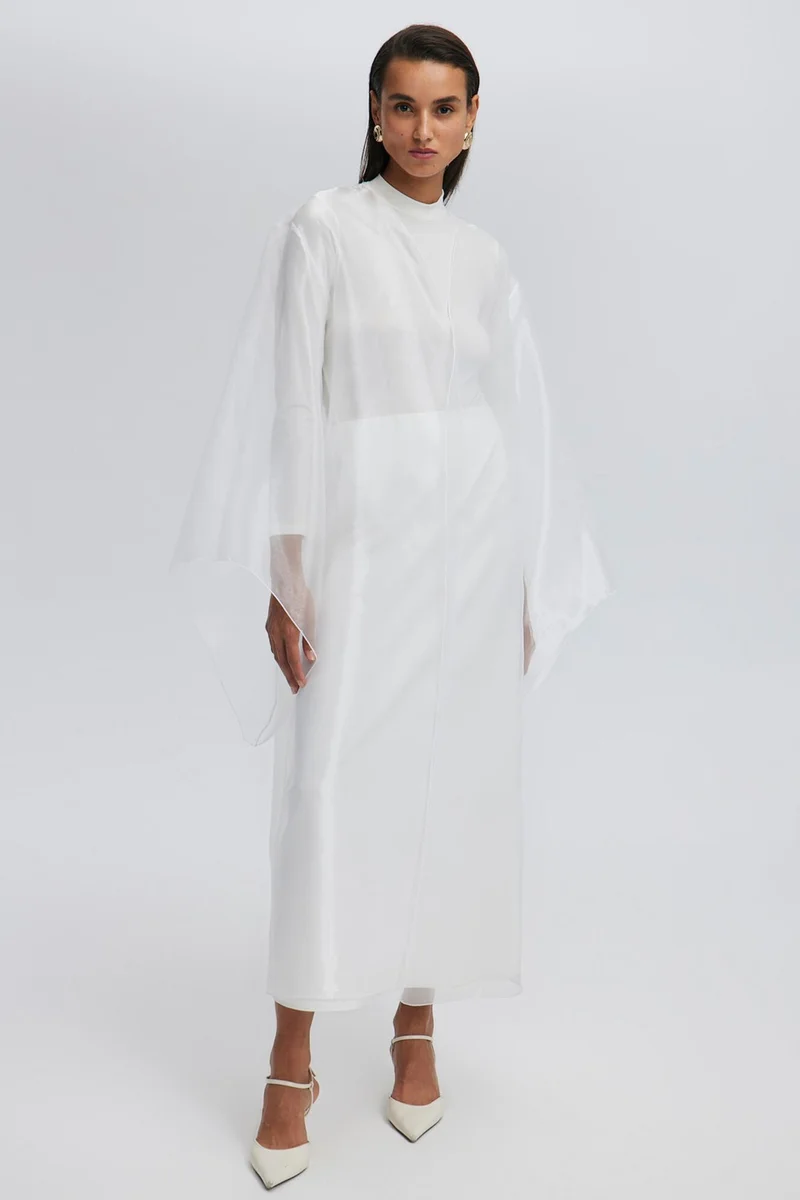 توتشي Jacquard Organza Kimono