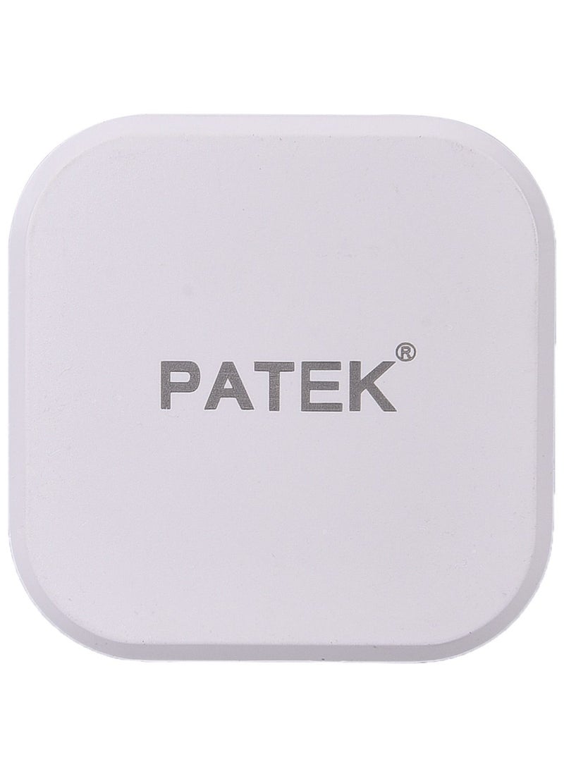 Patek PT-20 شاحن سفر USB مزدوج بمعرف تلقائي 2.4 أمبير مع كبل USB Type-C للشحن الممتاز والذكي - Image 2