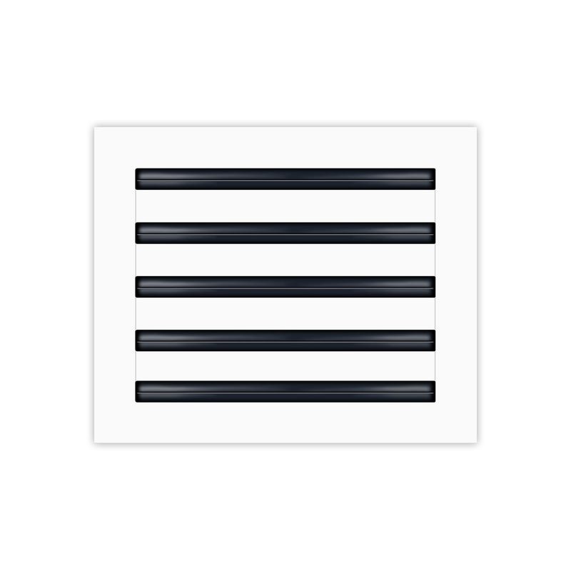 غطاء فتحة تهوية حديث 12x10 من BUILDMART باللون الأبيض الزخرفي للتهوية القياسية للفتحات الخطية المسجلة للأسقف والجدران والأرضيات في تكساس بيلدمارت