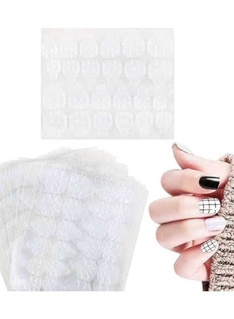 Generic Double-sided nail adhesive - clear nail adhesive - suitable for all types of artificial nails - 24 stickers  - Image 1