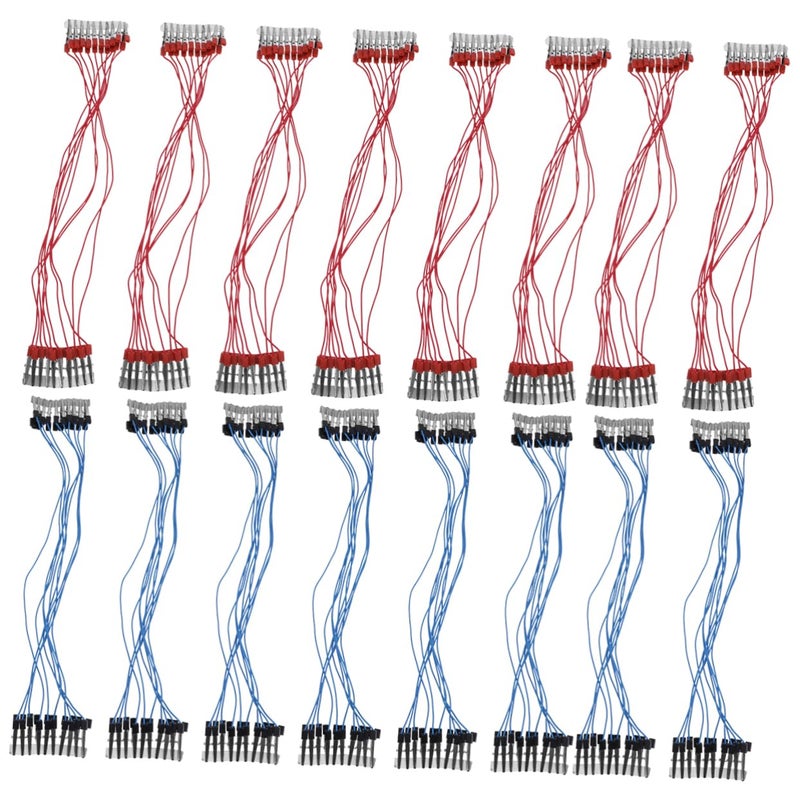 20 قطعة من أسلاك التمساح الاختبارية أسلاك موصل نحاسي مجموعة أسلاك توصيل الدائرة - Image 2