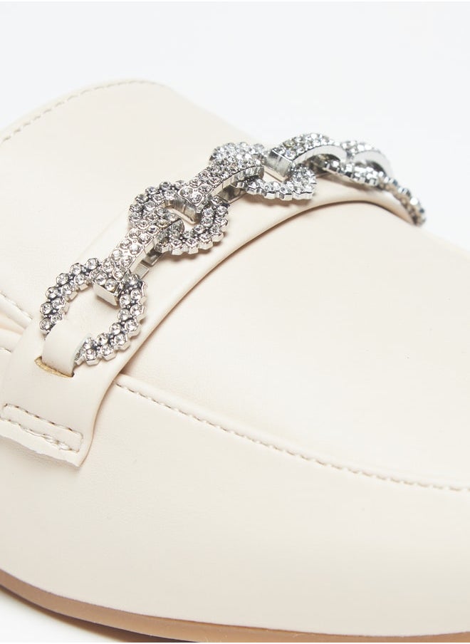 Flora Bella - Women's Embellished Slip-On Mules - Image 1