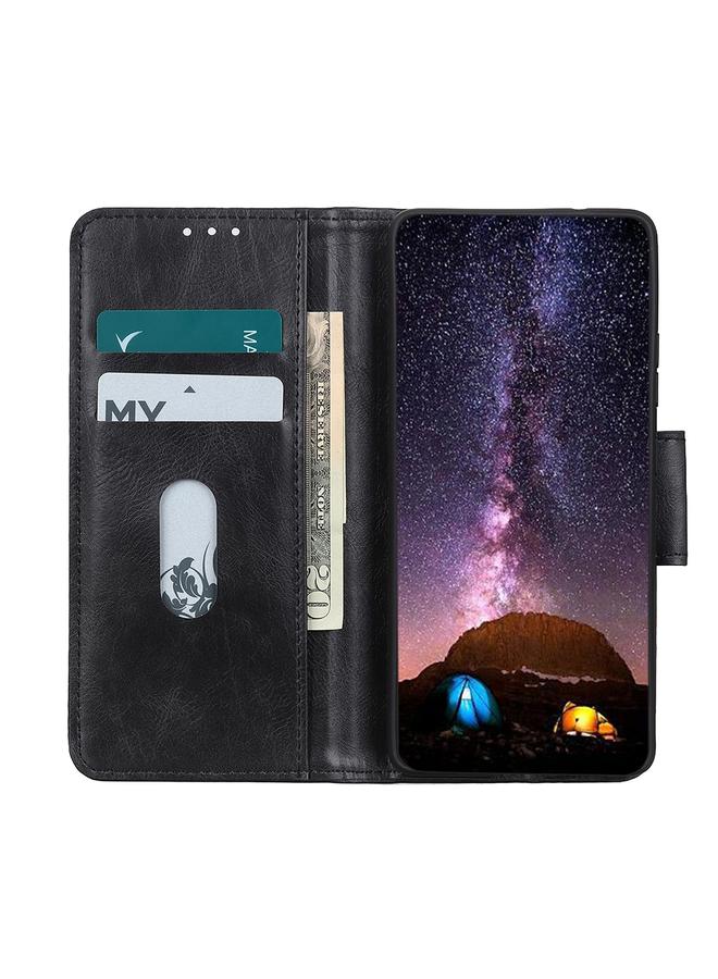 S-TOP Case For OPPO Reno6 Pro+ 5G Mirren Crazy Horse Texture Horizontal Flip Leather Case with Holder & Card Slots & Wallet - Image 4