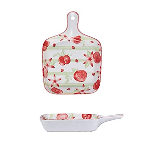 Primetan Ceramic Serving Dish Food Storage Container For KitchenHotelRestaurantBanquet and Daily UseTomato - Image 1