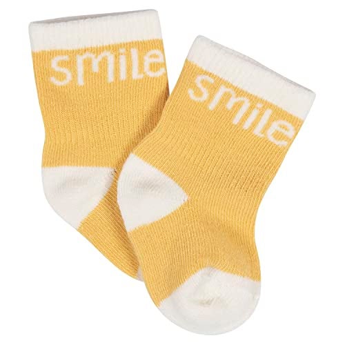 Gerber Baby Girls 8pair Wiggleproof Wiggle Proof Socks Golden Floral 69 Months US - Image 3