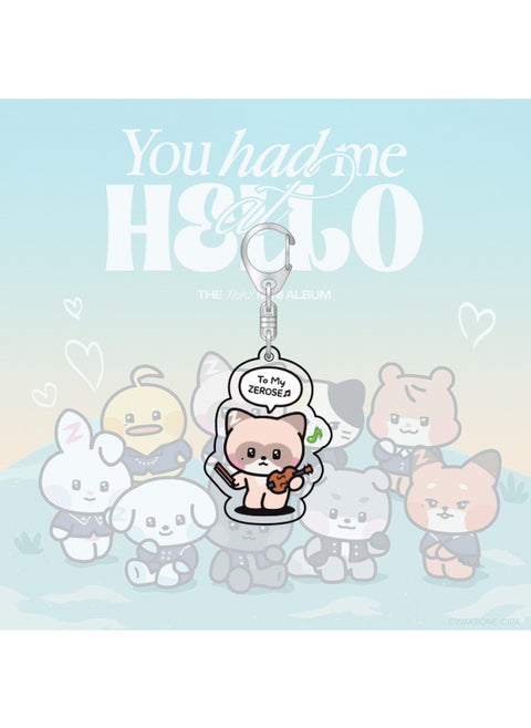 Kpop ZB1 Doll Keychain 12CM Zeroni Cartoon Cute Plush Doll Pendant Bag Accessories Key Ring ZhangHao HanBin Ricky Fans Gift-Color:ZhangHao B-Size:12cm