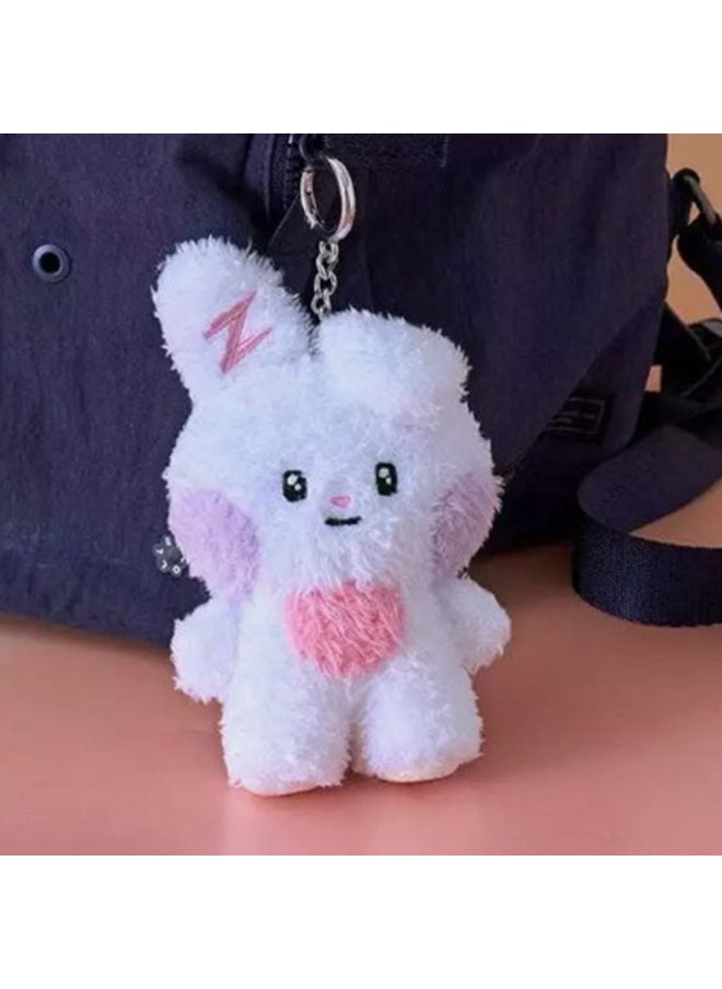 Generic - Kpop ZB1 Doll Keychain 12CM Zeroni Cartoon Cute Plush Doll Pendant Bag Accessories Key Ring ZhangHao HanBin Ricky Fans Gift-Color:ZhangHao B-Size:12cm - Image 1