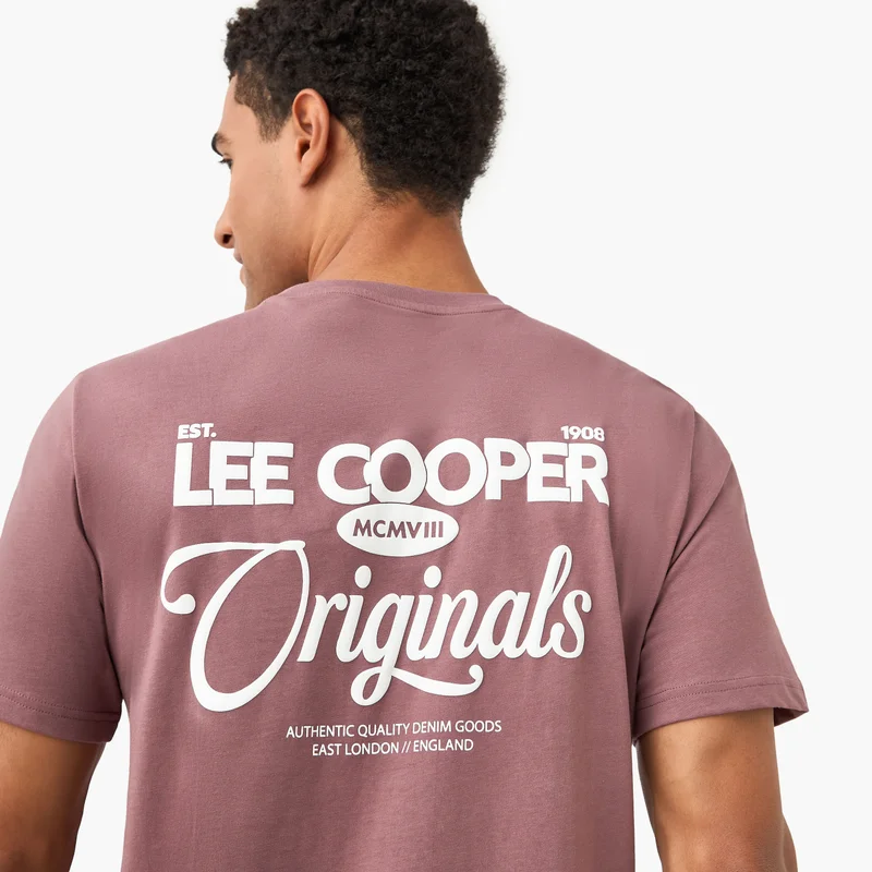 Lee Cooper Lee Cooper Logo Detail Crew Neck T-shirt