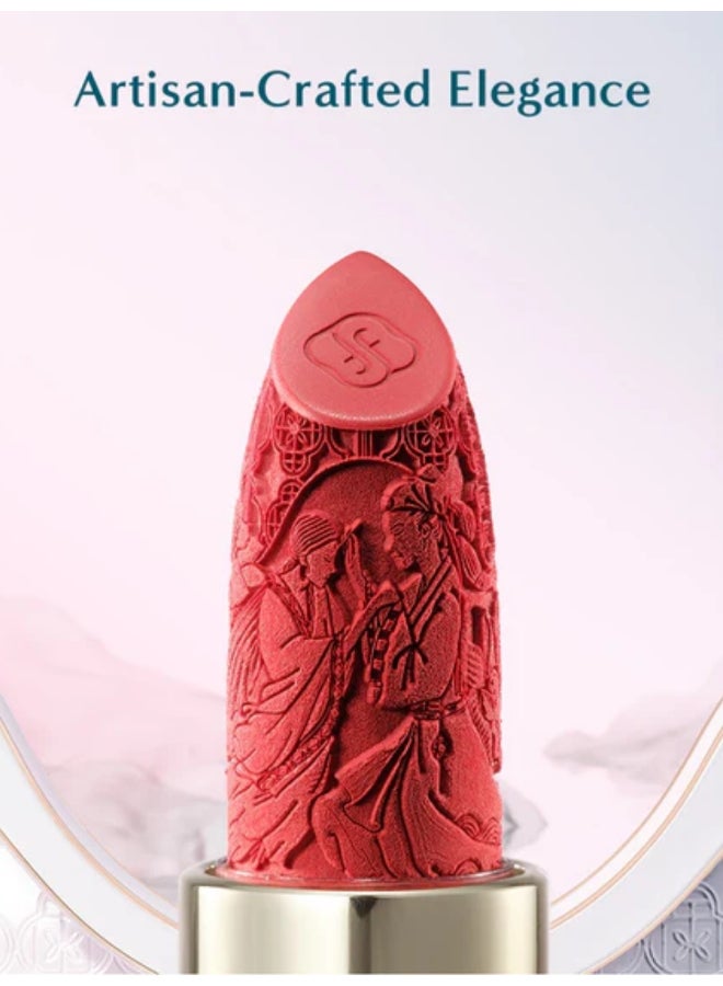 Florasis Blooming Rouge Soft Matte Love Lock Lipstick | C1320 Chai Serenade | 3.8 grams - Image 4