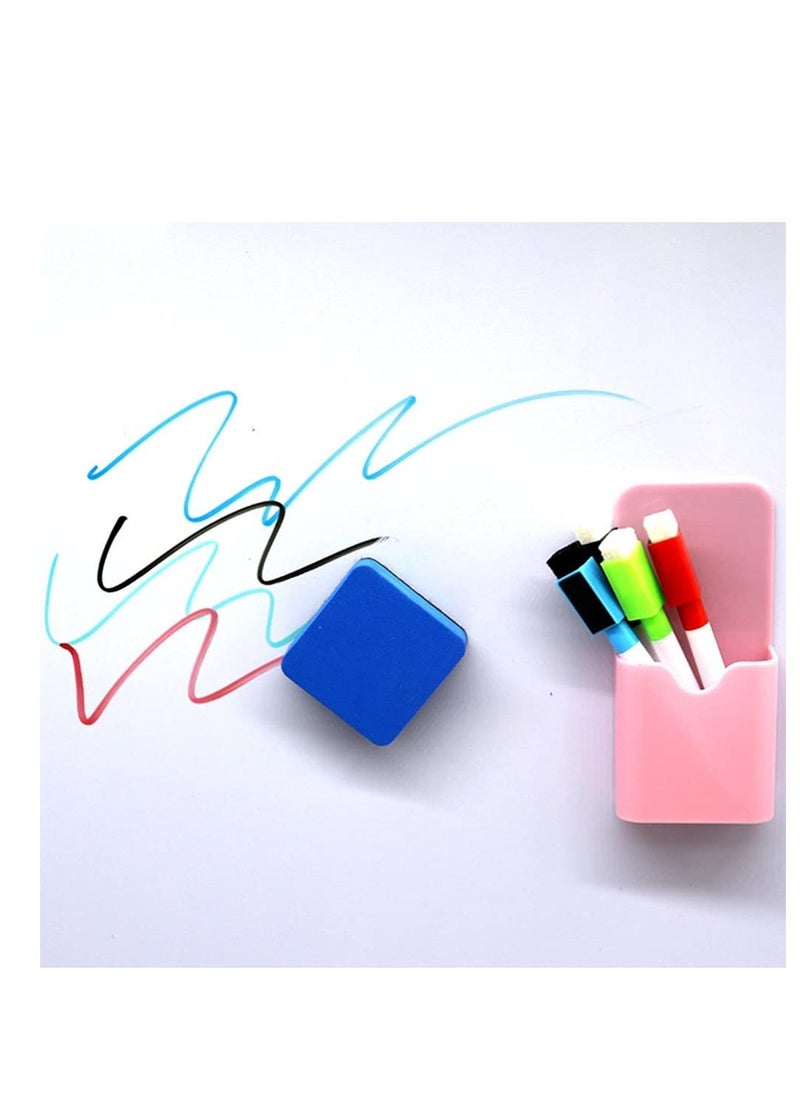 KASTWAVE 24pcs Magnetic Whiteboard Eraser Dry Erase Erasers Chalkboard Cleaner Wiper for Home School Office  - Image 3