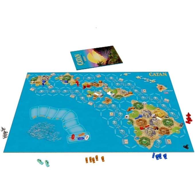 Catan Hawai'i SCENARIO EXPANSION - Tropical Fishing Excursion for Seafarers! Strategy Game, Family Game for Kids and Adults, Ages 10+, 3-6 Players, 75 Minute Playtime, Made by Studio - Image 3
