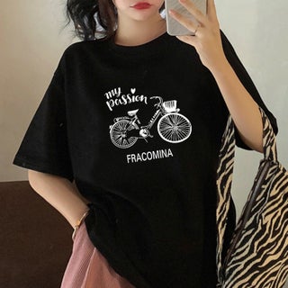 Letter Bicycle Black