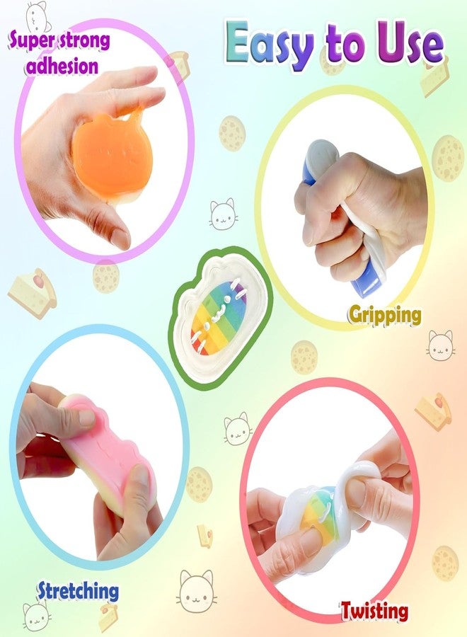SQUISHCO Taba Squishy Cat Paw, Squeeze Cat Paw Squishy Squeeze for Relaxing Soft Pinch Good Gift for Friends (White（A） 2PCS) - Image 5