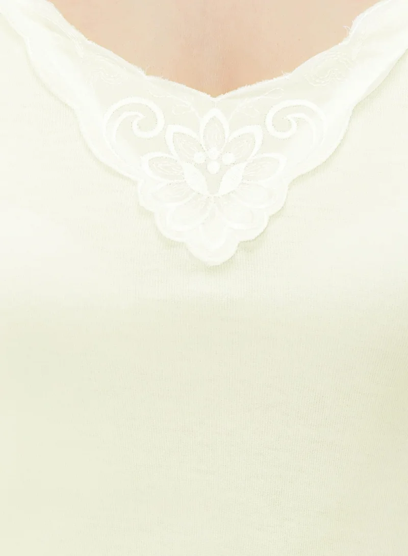 Byc  WOMEN'S ADJUSTABLE STRAP COTTON CAMISOLE (PACK OF 3) - IVORY for Women | Best Price UAE