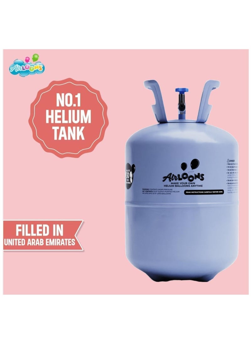 Airloons Airloons Portable Disposable Helium Canister Balloon Kit - Pack of 3 |90 Balloons (Multicolor 9 Inch Latex Balloons) Perfect For Birthday, Home Decoration, Ramadan iftar decor, Eid celebration  - Image 3