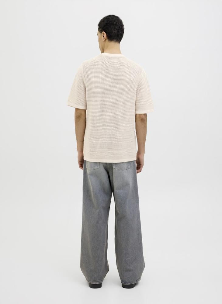 جاك اند جونز تي شيرت جورال ميريا محبوك - Image 2