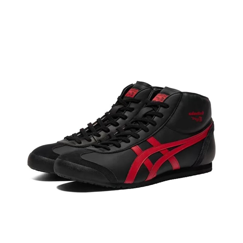 Onitsuka Tiger Mexico Mid Runner Unisex Sneakers - Black 1183B577-001 - Image 4