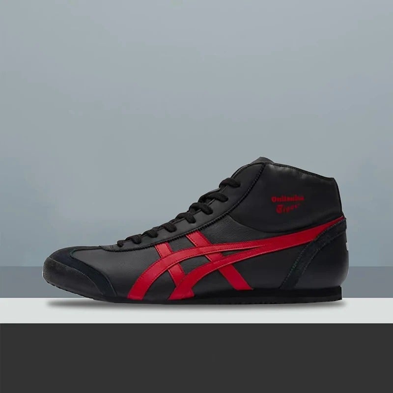 Onitsuka Tiger Mexico Mid Runner Unisex Sneakers - Black 1183B577-001 - Image 2