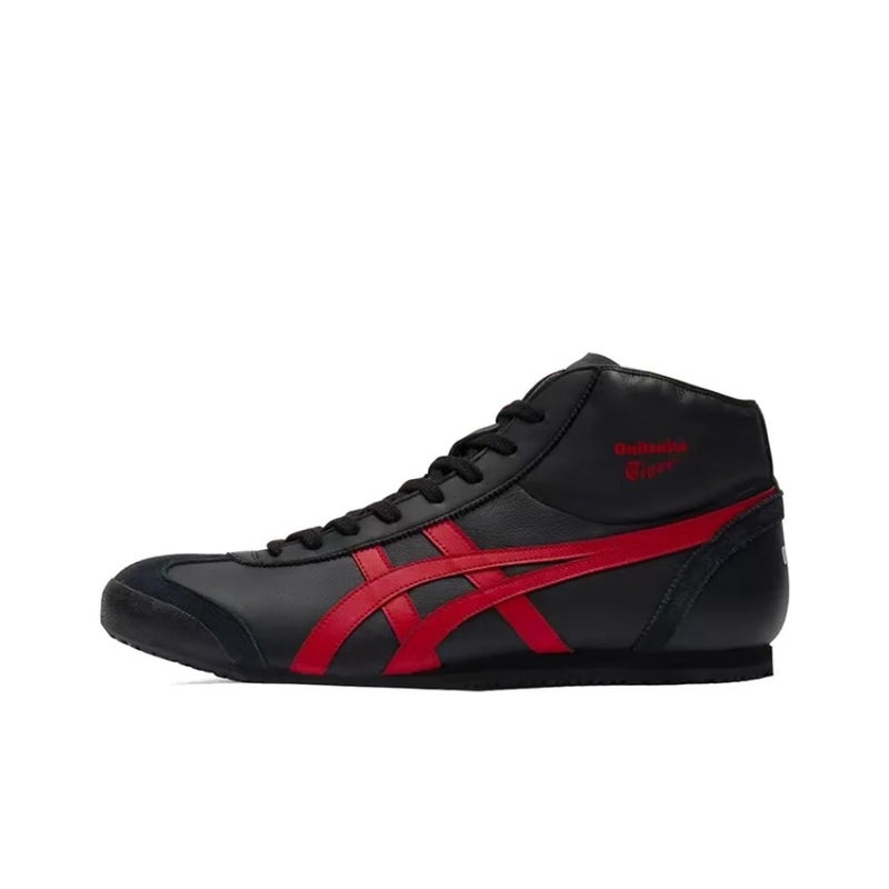 Onitsuka Tiger Mexico Mid Runner Unisex Sneakers - Black 1183B577-001 - Image 1