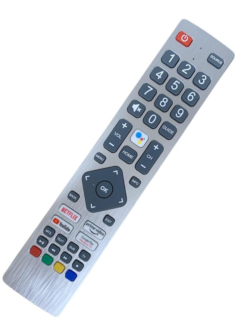 New Replacement Remote Control, Remote Control Fit, Universal Remote Control Compatible with Sharp Aquos UHD Smart TVs, SHW/RMC/0133 Remote Control with Google Play, Prime Video, NETFLIX - Image 1