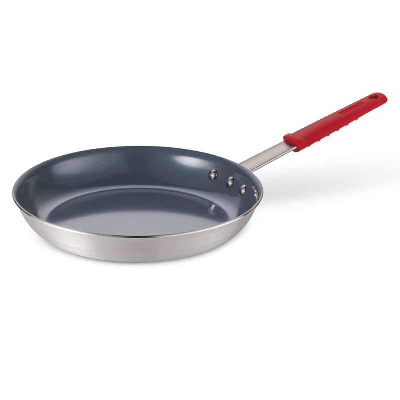 Tramontina Professional 12-Inch Ceramic Non Stick Large Frying Pan, Heavy-Gauge Aluminum Skillet with Ceramic Nonstick Coating, Dishwasher and Oven Safe, Gray - Image 1