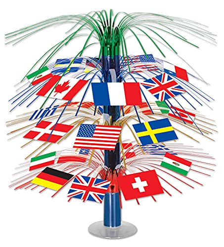 Beistle International Flag Cascade Centerpiece - Image 1