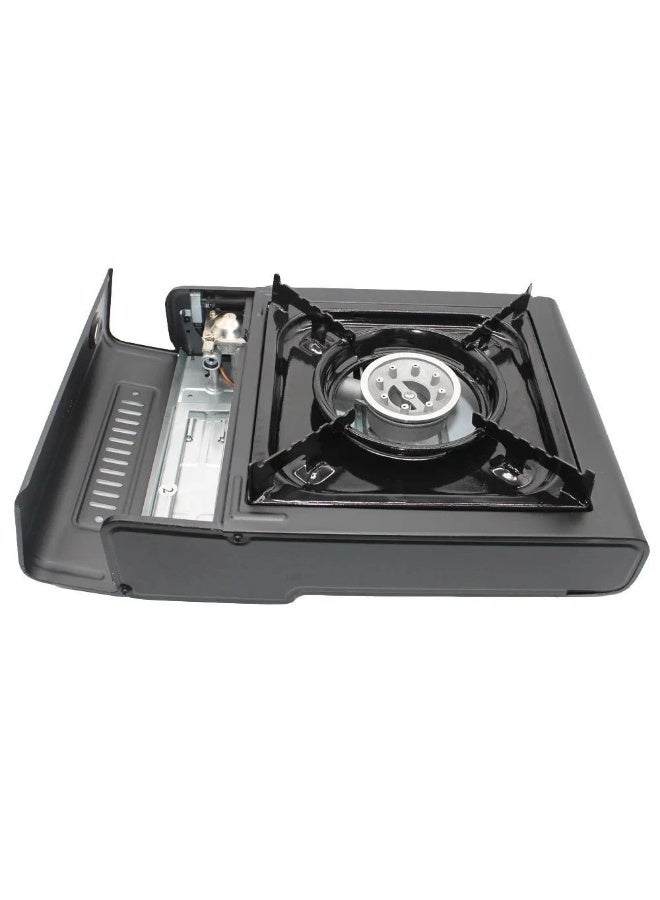 DLC موقد تخييم محمول بطريقتين مع 4 قطع من خرطوشة غاز البيوتان - Image 2