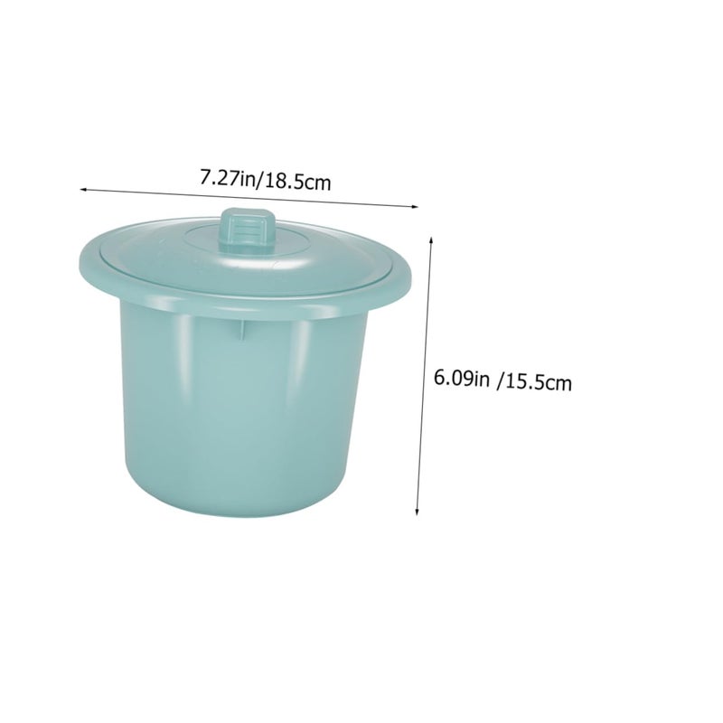 Portable Urinal For Elderly Kids Potty Training With Cover Blue - Image 3