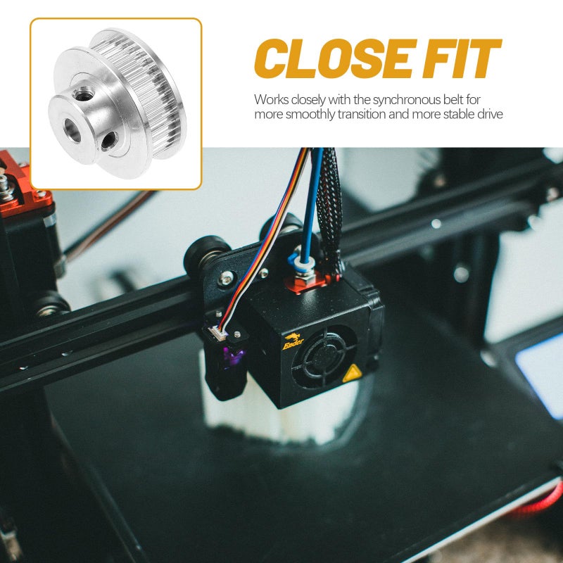 Aluminum Timing Belt Pulley 6mm 40 Teeth 5mm Bore Synchronous Wheel 3D Printer - Image 4