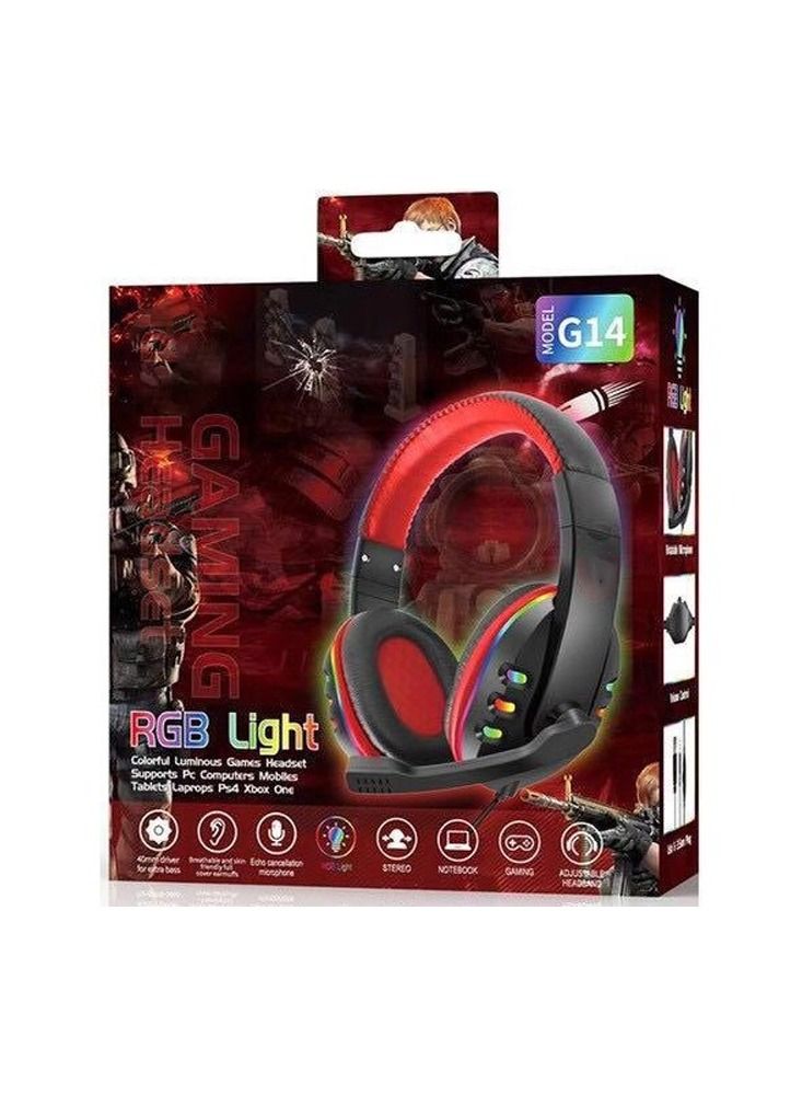 FEND Colorful Luminous Gaming Headset for PC Computer Mobiles Tablets Laptops Ps4 Xbox One - Image 4
