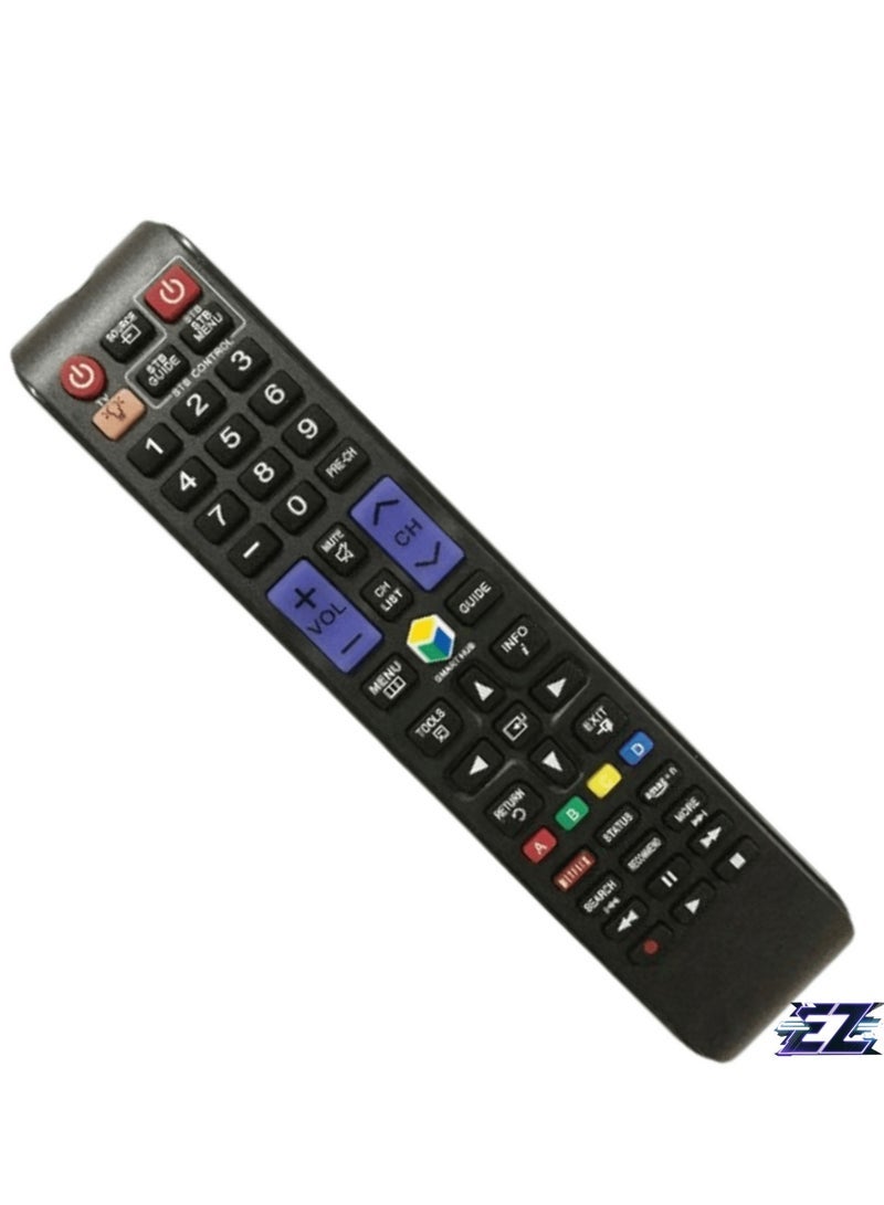 PopZa Replacement Remote Controller fit for UN32F5500 UN46F6300 UN50F5500 UN50F6300 Samsung Smart TV with battery - Image 2