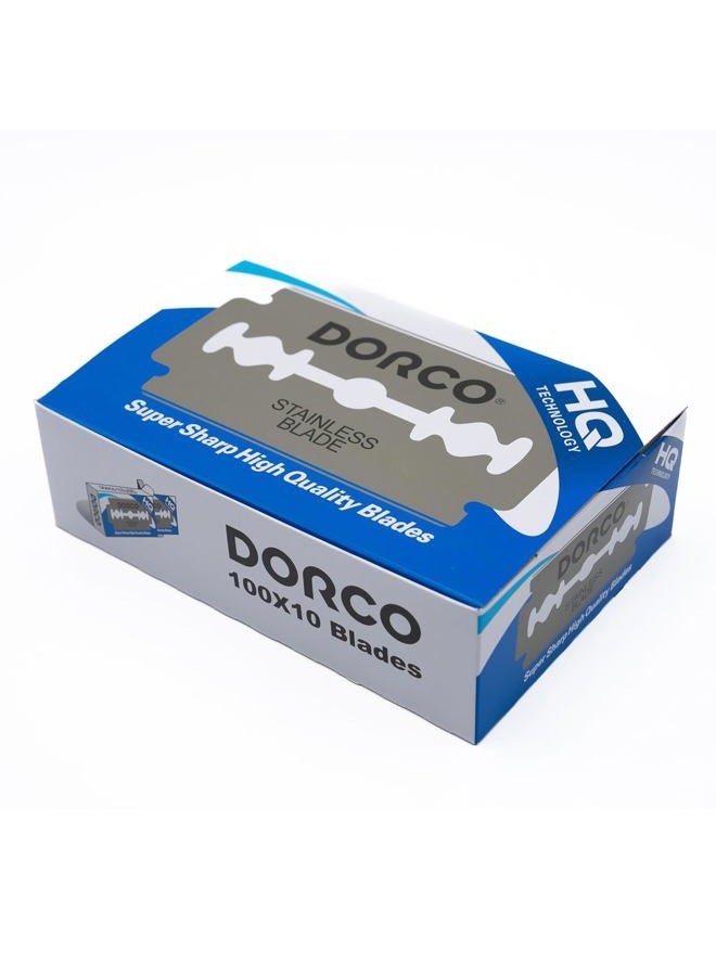 Dorco ST300 Platinum Double Edge Razor Blades | 1000 Blades | Premium Quality for Smooth, Precise Shaving | Durable and Long-Lasting | Ideal for All Safety Razors - Image 1