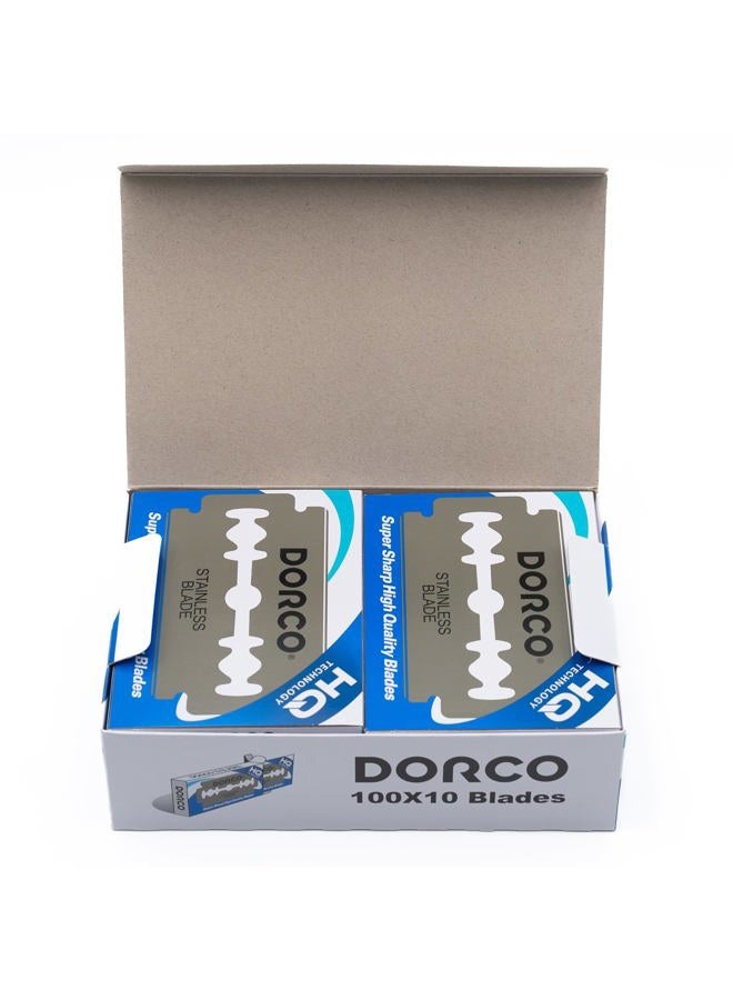 Dorco ST300 Platinum Double Edge Razor Blades | 1000 Blades | Premium Quality for Smooth, Precise Shaving | Durable and Long-Lasting | Ideal for All Safety Razors - Image 3