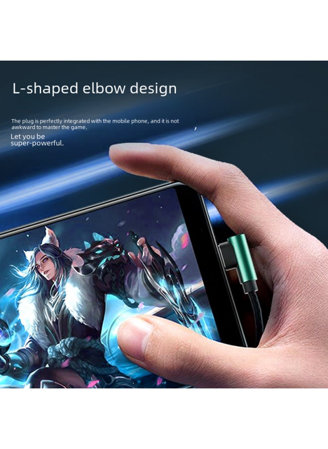 Generic E-sports Game Headset In-ear Wired Ear-free Typec Interface Earplug High Sound Quality Mobile Phone Computer Universal-Color:E-sports Green Type-c Flat Mouth  - Image 5