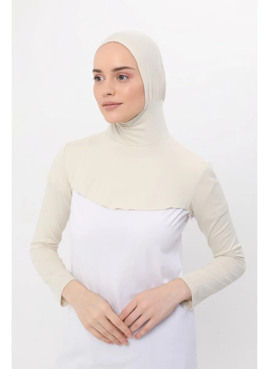 التوبة Long Sleeve with Neck Collar and Bonnet