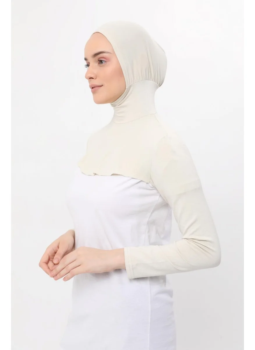 التوبة Long Sleeve with Neck Collar and Bonnet