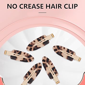 Yinhing No Bend Hair Clip No Crease Duckbill Hair Clips No Crease Hair Clips Bangs Hair Clip No Dent Hair Barrettes Styling Duckbill ClipsLeopard - Image 4
