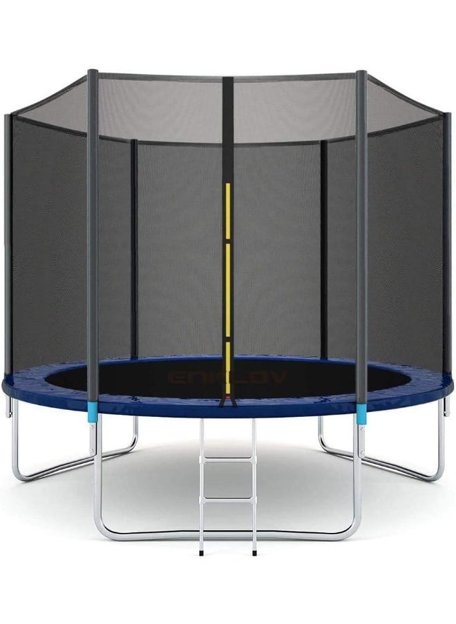 Rainbow Toys RBW TOYS Trampoline, Kids Outdoor Trampolines Jump Bed With Safety Enclosure Exercise Fitness Equipment - Genuine Purchase from Toys (14 Feet)  - Image 1