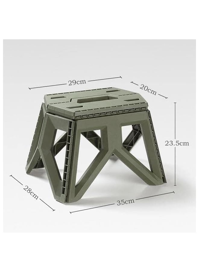 PROMASS Camping Stool Foldable Travel Camping Stool Portable Camping Chair 9.4 Inch Non-Slip Chair For Camping Hiking Fishing Bbq - Image 5
